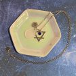 Virgo Constellation Necklace with White Sea Glass, Custom Birthstone, and Earth Element For Sale