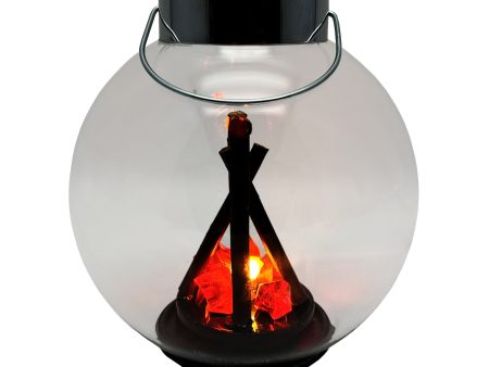 Gleneagles Campfire Round Lantern - LED USB Lamp Supply