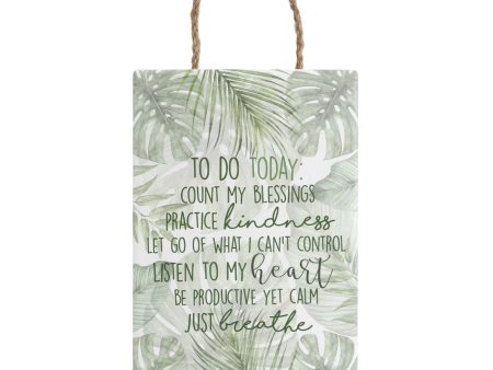 Splosh Botanical Hanging Sign - To Dos for Today Fashion