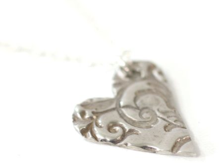 Flourish Heart Necklace For Sale