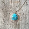 Turquoise Necklace Rare Shadow Matrix Kingman Cabochon Online Hot Sale