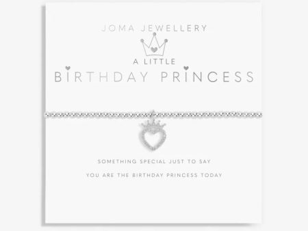 Joma Jewellery Bracelet - Childrens A Little Birthday Princess Online now