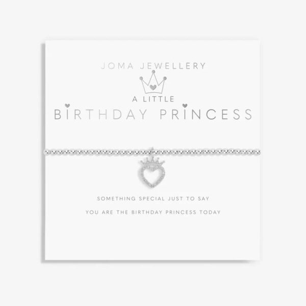 Joma Jewellery Bracelet - Childrens A Little Birthday Princess Online now