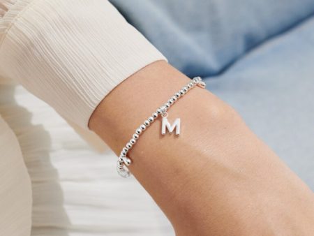 Joma Jewellery Bracelet - A Little Alphabet  M  For Sale