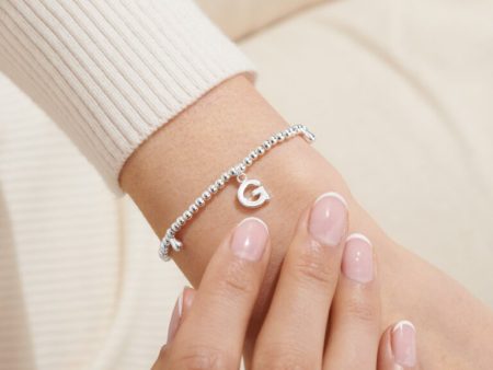 Joma Jewellery Bracelet - A Little Alphabet  G  Online now