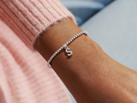 Joma Jewellery Bracelet - A Little Alphabet  S  For Cheap