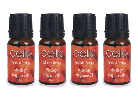 Cello Mixology Fragrance Oil - Pack of 4 - Valencia Orange Online now