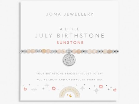 Joma Jewellery Bracelet - Children s A Little  July  Birthstone Cheap