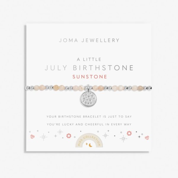 Joma Jewellery Bracelet - Children s A Little  July  Birthstone Cheap