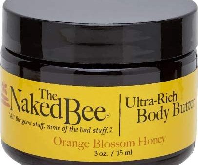 The Naked Bee Orange Blossom Honey Ultra-Rich Body Butter 3oz Fashion