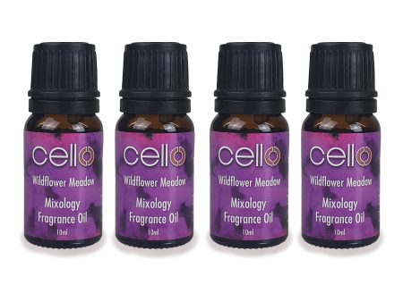 Cello Mixology Fragrance Oil - Pack of 4 - Wildflower Meadow Cheap