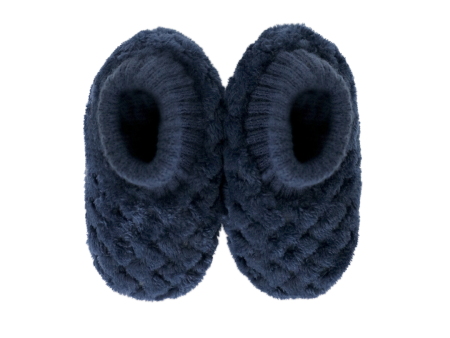 Splosh Toddlers Soft Petal Navy Slippers For Sale