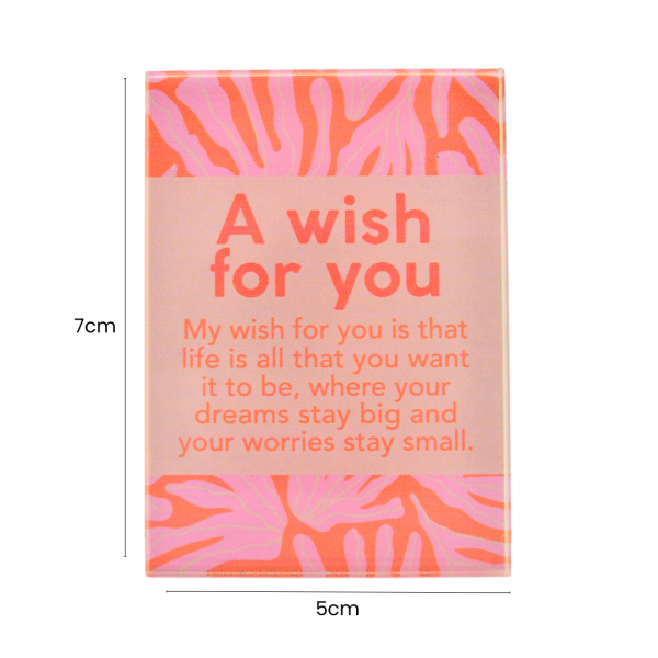 Splosh Meaningful Magnet Wish For You Supply