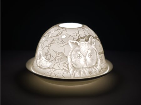 Cello Tealight Dome - Owl Online now