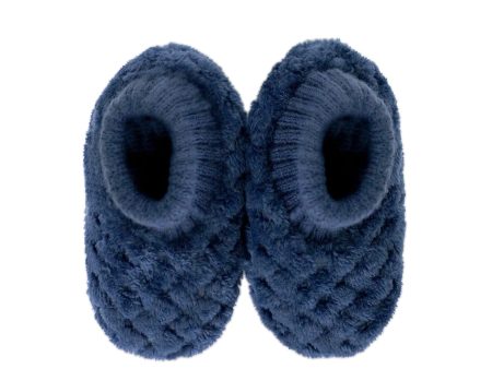 Splosh Baby Soft Petal Navy Slippers For Sale