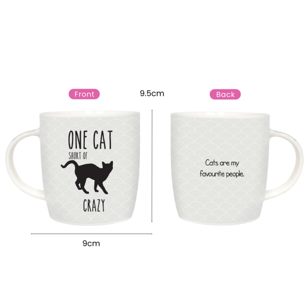 Splosh Pet Mugs - One Cat Short Discount