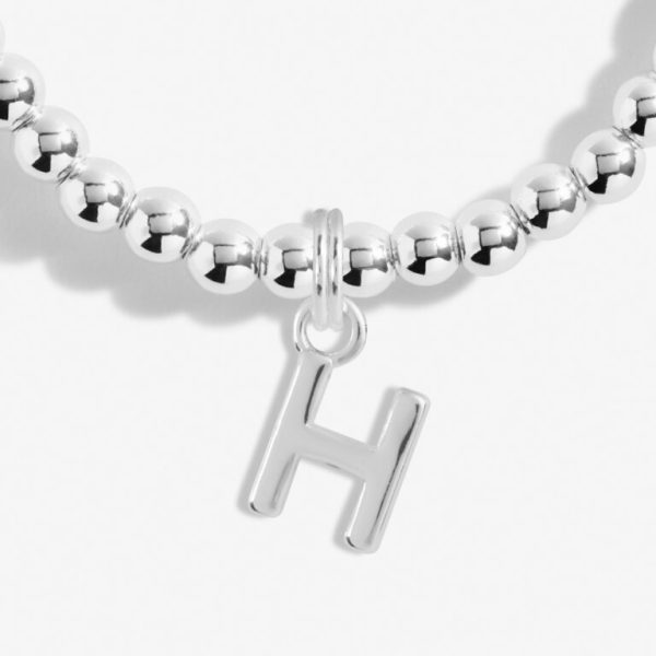 Joma Jewellery Bracelet - A Little Alphabet  H  Supply