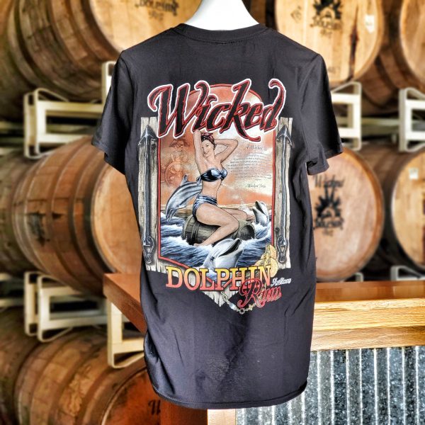 Wicked Dolphin Pin-Up Tee For Discount