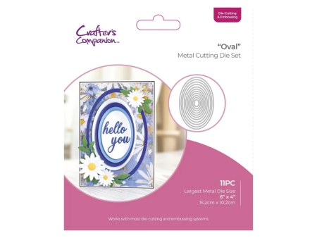 Crafters Companion - Die Cutting & Embossing – Oval Nesting Dies Online