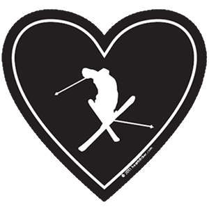 LD Love Decal Ski Sticker Online Hot Sale