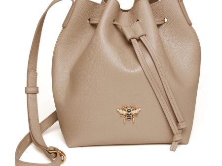 Alice Wheeler Bucket Cross Body Bag - Stone For Discount