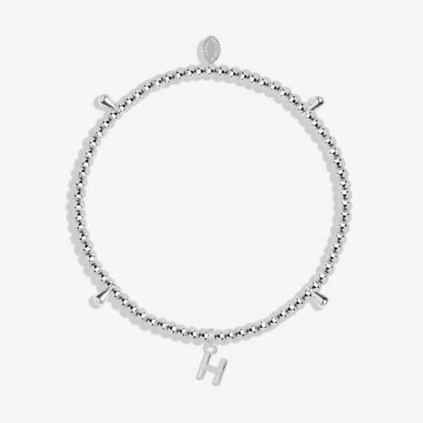 Joma Jewellery Bracelet - A Little Alphabet  H  Supply