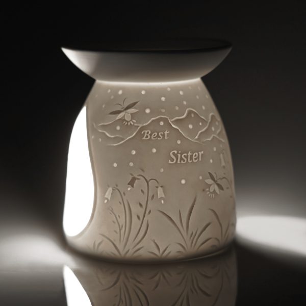 Cello Porcelain Tealight Burner - Best Sister For Sale