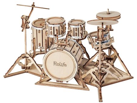 ROBOTIME Drum Kit DIY Model Kit For Sale