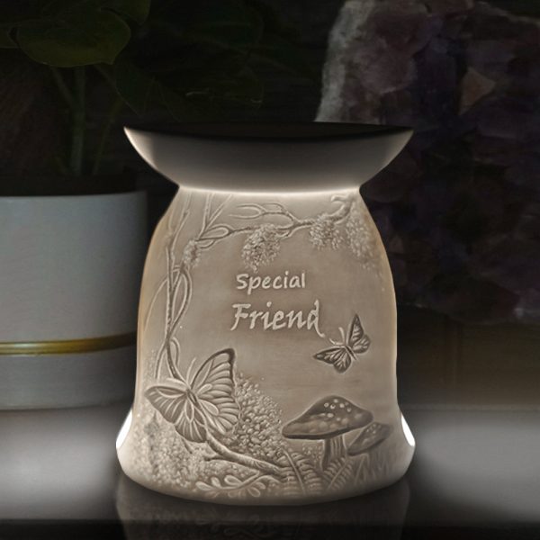 Cello Porcelain Tealight Burner - Special Friend Woodland Cheap