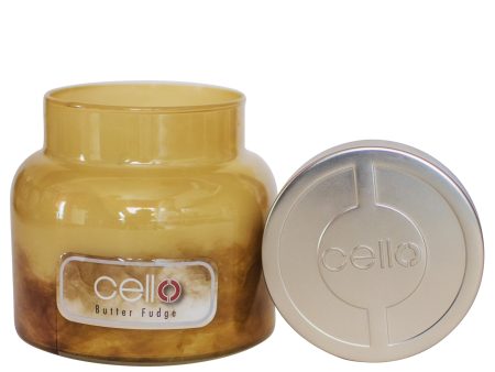 Cello Jar Candle Medium - Butter Fudge For Discount