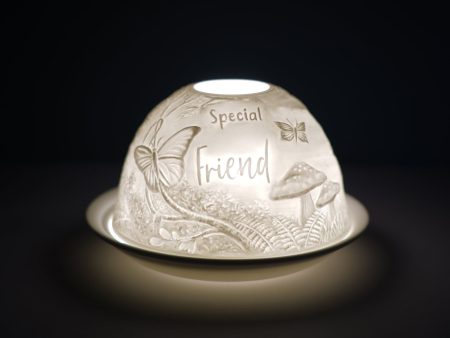 Cello Tealight Dome - Special Friend Woodland Hot on Sale