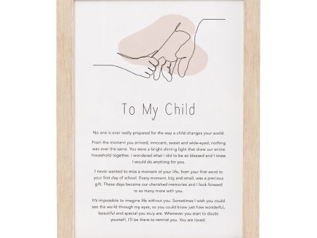 Splosh Gift of Words - To My Child Sale