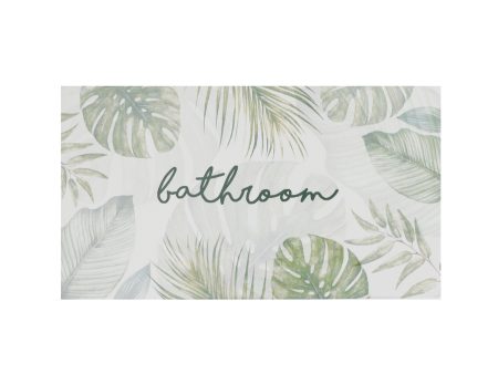 Splosh Botanical Door Plaque - Bathroom Online