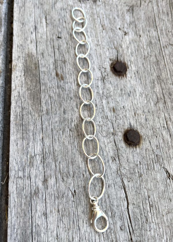 Silver Oval Link Bracelet Hot on Sale