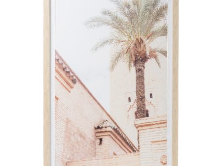 Splosh Modern Oasis Palm Glass Print 40x60 Supply