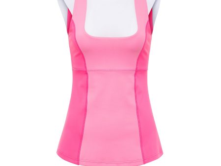 After Midnight Princess Athletic Tank Top - Pink Hot on Sale