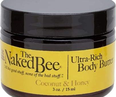 The Naked Bee Coconut & Honey Body Butter 3oz Online Hot Sale