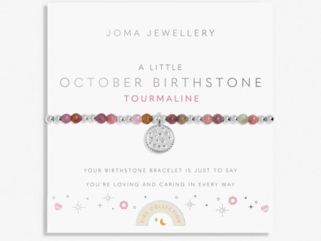 Joma Jewellery Bracelet - Children s A Little  October  Birthstone For Discount