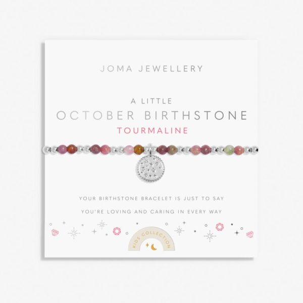 Joma Jewellery Bracelet - Children s A Little  October  Birthstone For Discount