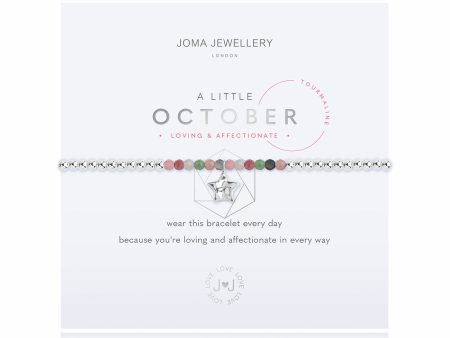 Joma Jewellery Bracelet - a little BIRTHSTONE OCTOBER TOURMALINE Supply