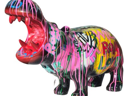 Gleneagles Graffiti Punks Animal Figure - Chaos Large Hippo For Sale