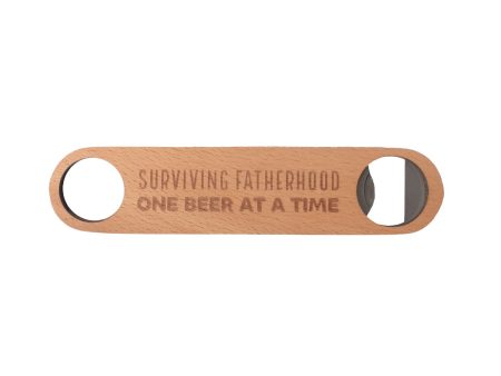 Splosh Wooden Bottle Opener - Surviving Fatherhood For Cheap