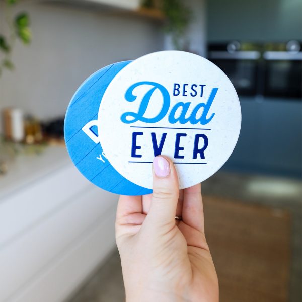 Splosh Best Dad Ceramic Coaster For Sale