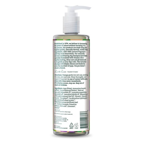 Lavender Dog Shampoo 400ml Online Hot Sale