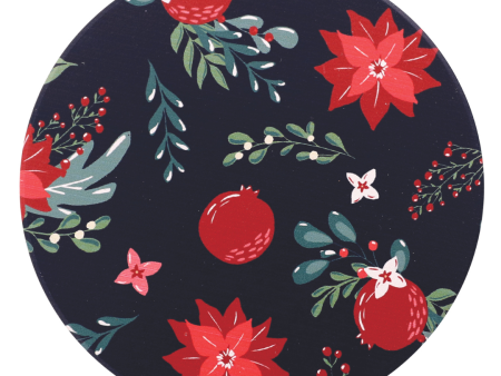 Splosh - Ceramic Christmas Coaster - Flower Print Sale