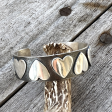 Argentium Silver Follow Your Heart Cuff Bracelet on Sale