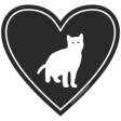 LD Love Decal Cat Sticker on Sale