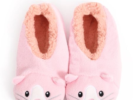 Splosh Women s Pink Cat Slippers For Discount