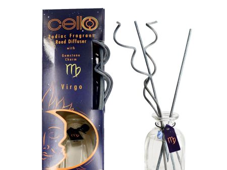 Cello Zodiac Reed Diffuser - Virgo with Lazurite - Enigmatic Lands Discount