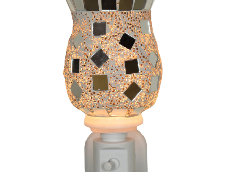 Cello - Sliver Mosaic Plug In Electric Warmer Online Sale